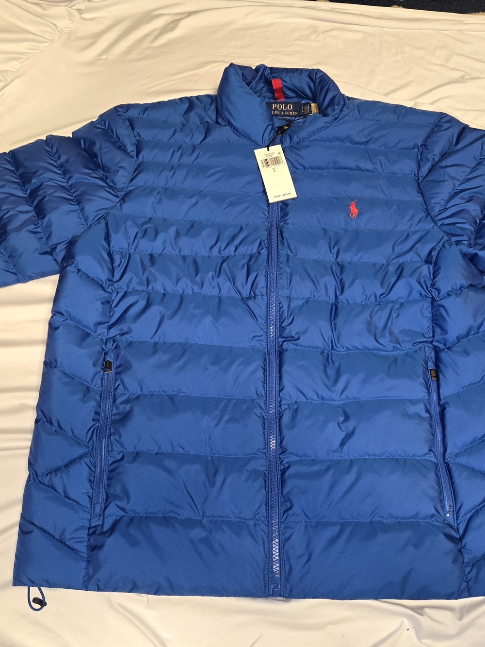 Polo by Ralph Lauren Bright Blue Mens Puffer Jacket